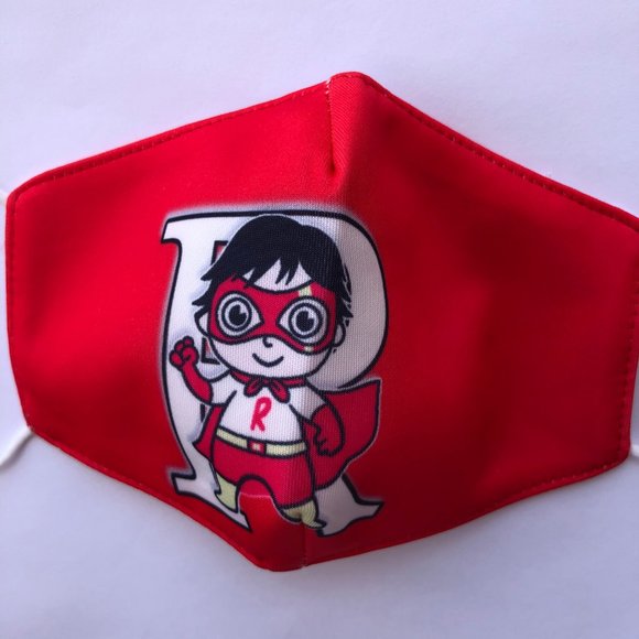 kids girls boys face mask Ryan’s World - Picture 3 of 4